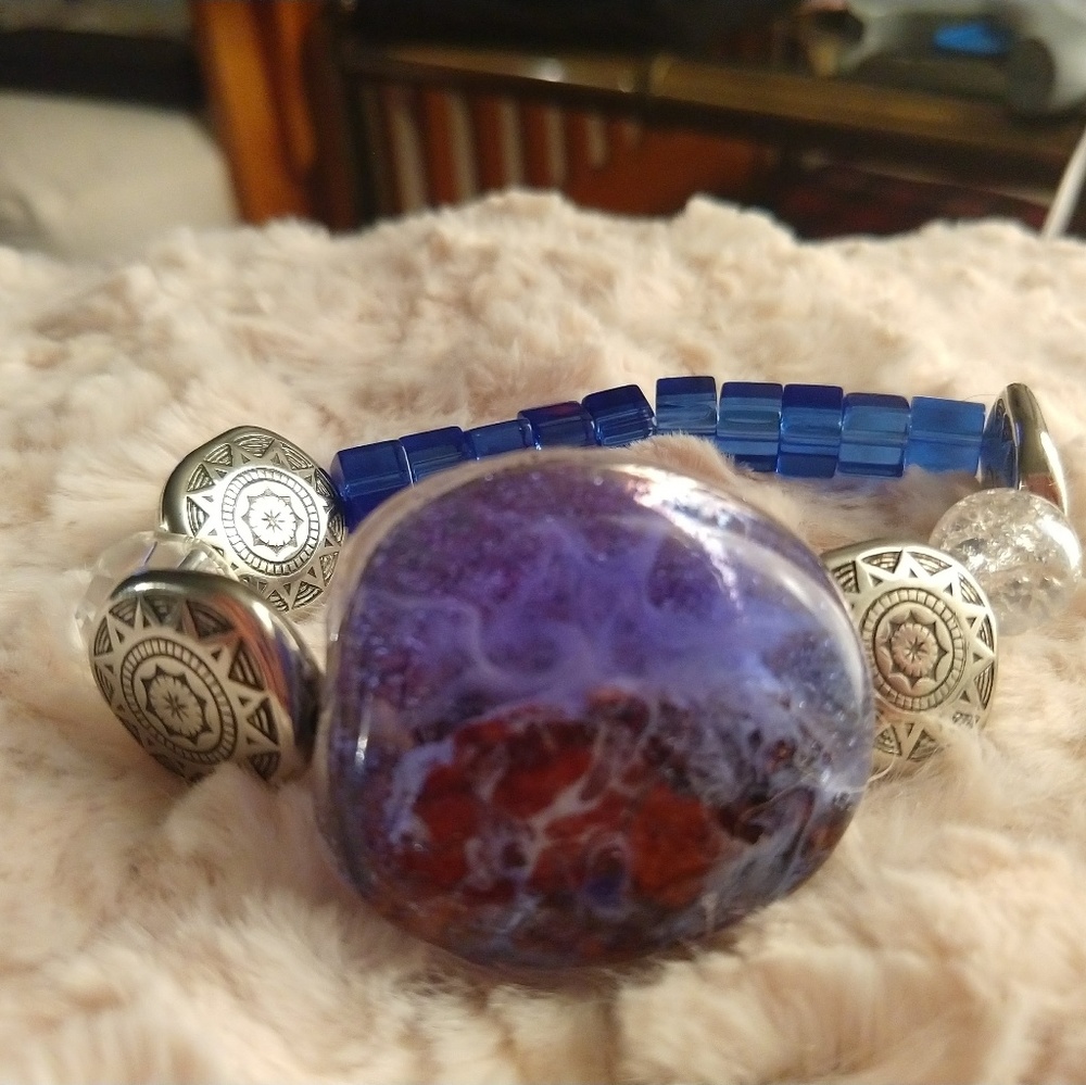 Handmade resin bracelet